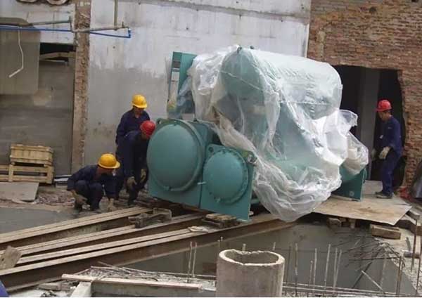 即墨設備搬運現場